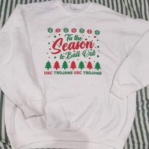 (NEW) USC Sweater Tis The Season XL